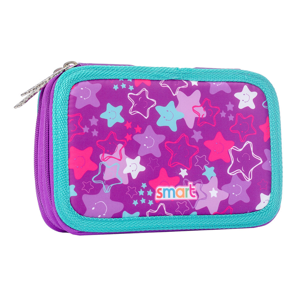 Пенал Smart Funny Stars твердий подвійний (532726) - зображення 4