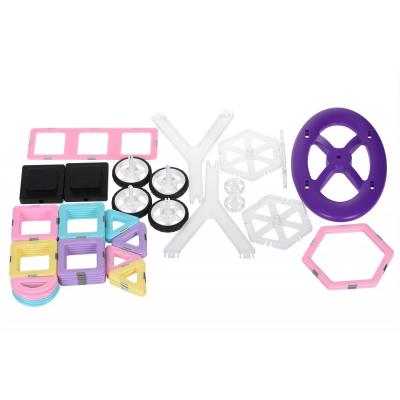 Конструктор Magplayer магнітний набір бокс 55 ел. (MPT2-55) - изображение 3