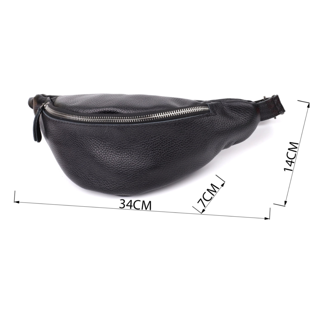 Сумка Shvigel З натуральної шкіри Чорна (23145) - зображення 3