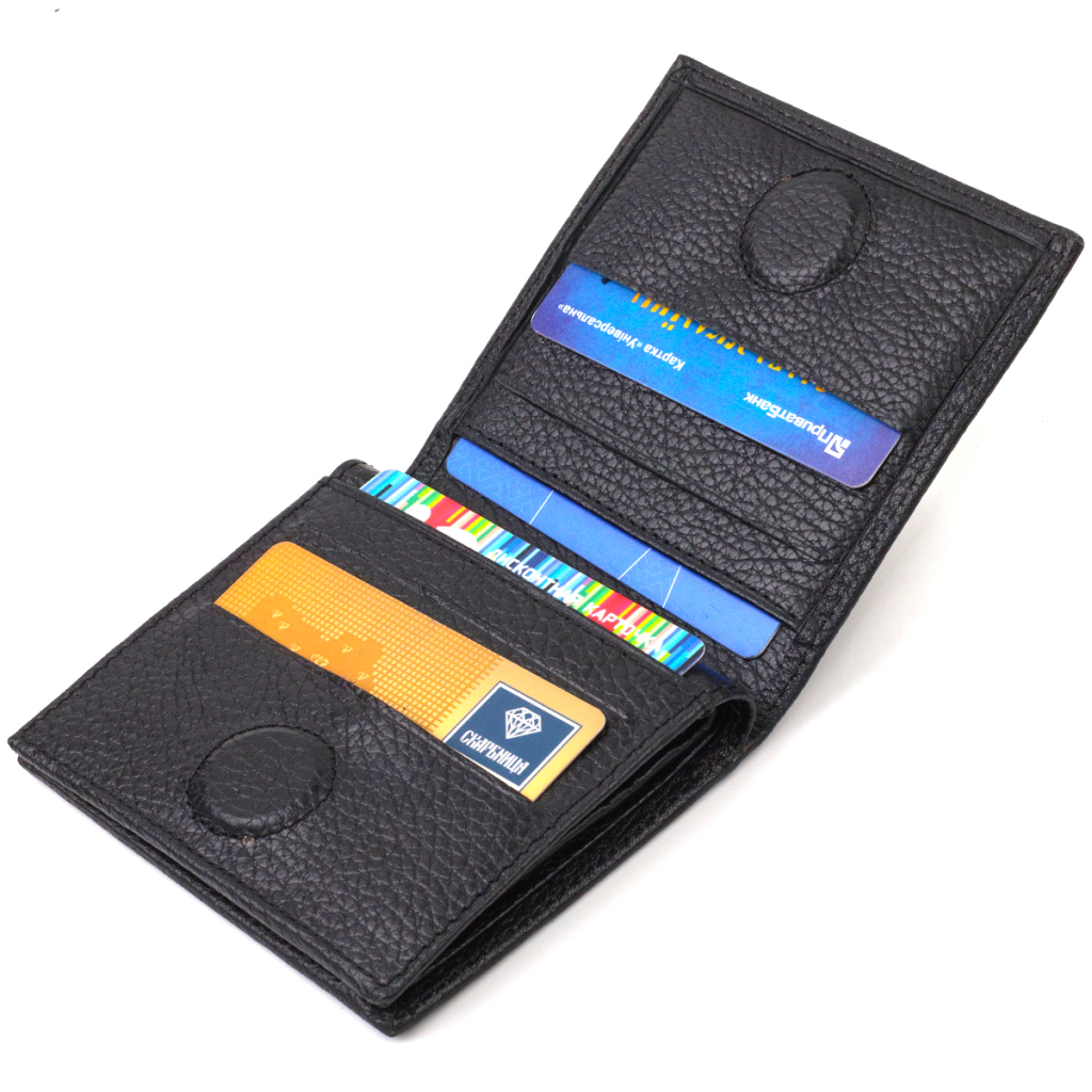 Портмоне Canpellini З натуральної шкіри Чорне (21742) - зображення 5