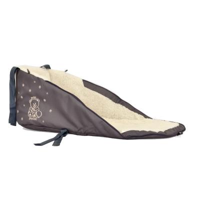 Матрацик в санки Baby Breeze Закрытый из овечьей шерсти Cappuccino (19035) - зображення 2