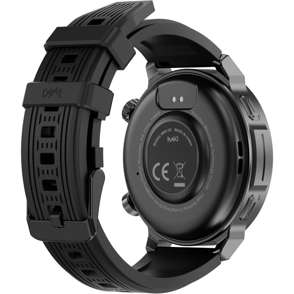 Смарт-годинник iMiki D2 Black Silicone Strap - зображення 6