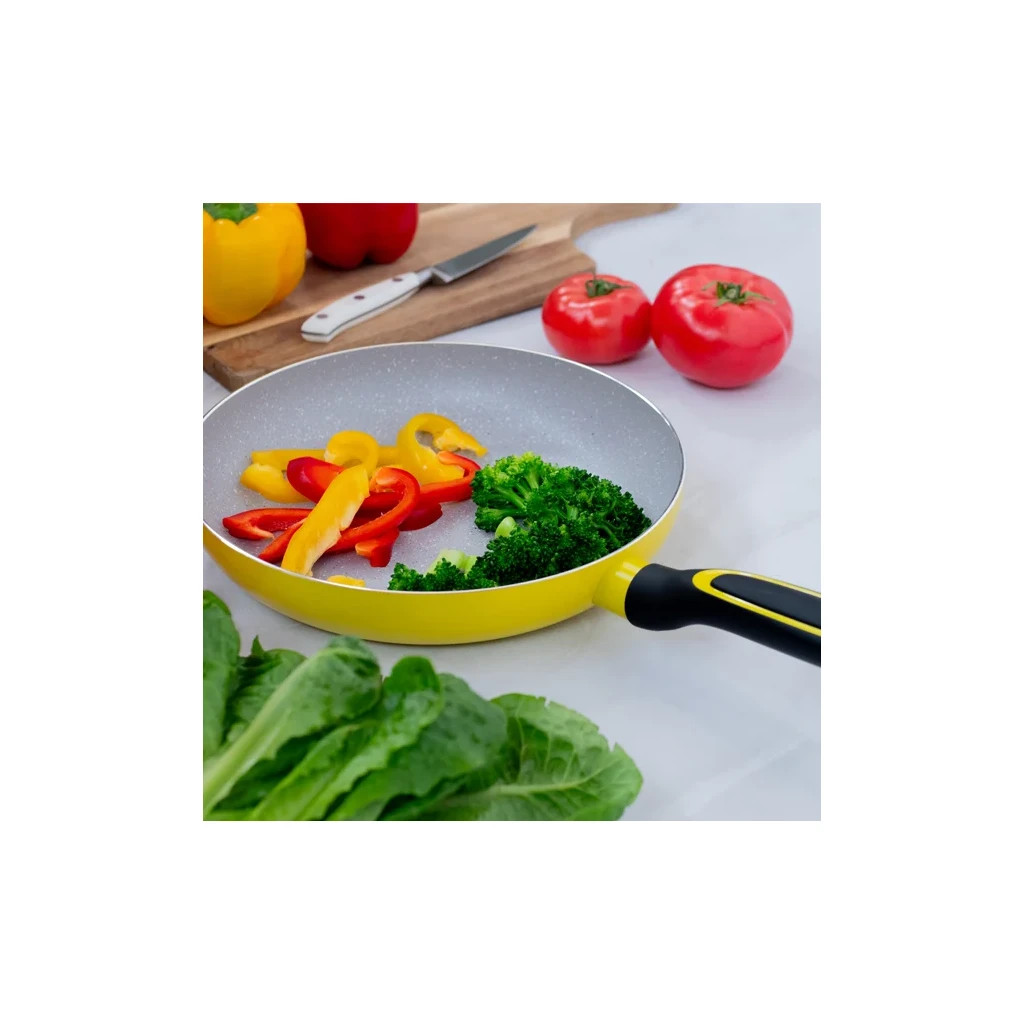 Сковорода Magio з мармуровим покриттям 24 см (MG-1177) - зображення 3