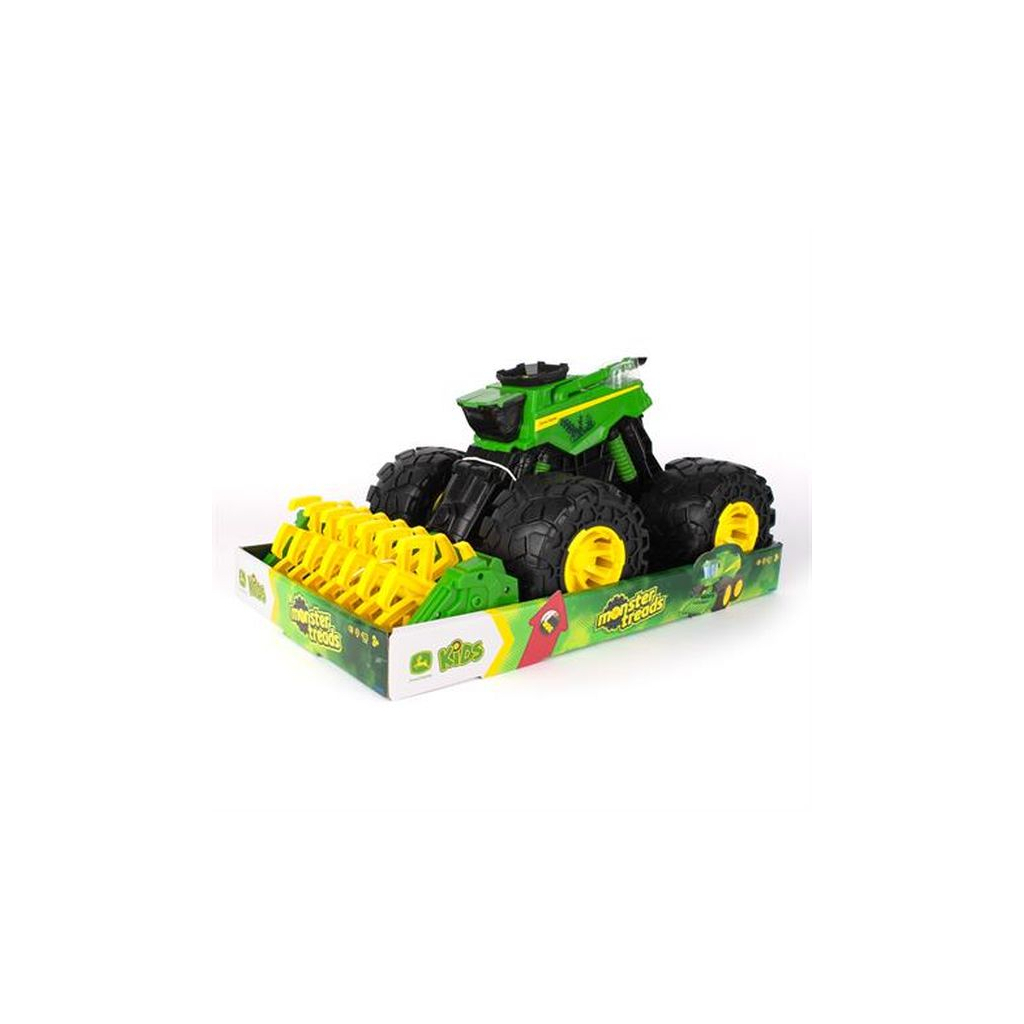Спецтехніка John Deere Kids Monster Treads з молотаркою і великими колесами (47329) - зображення 2