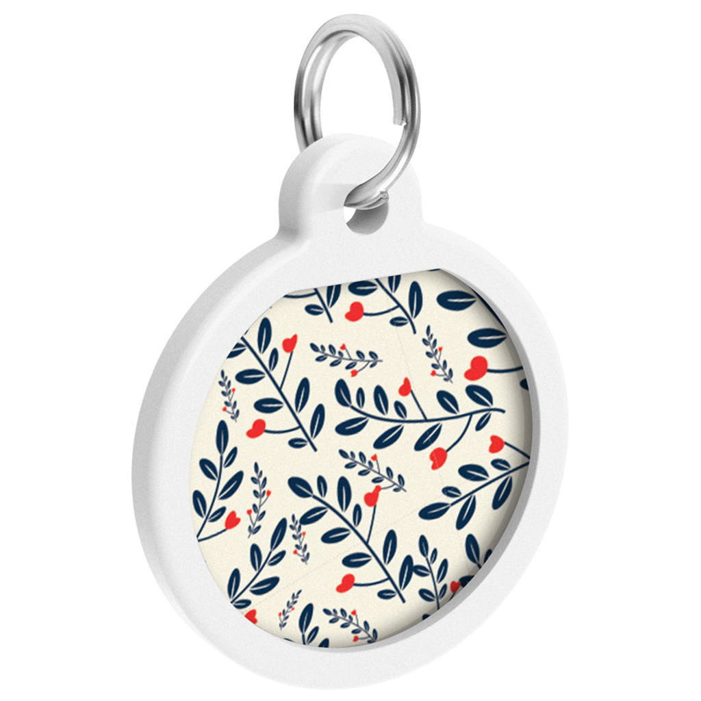 Адресник для тварин WAUDOG Smart ID з QR паспортом "Рослини", круг 25 мм (0625-0210) - зображення 2