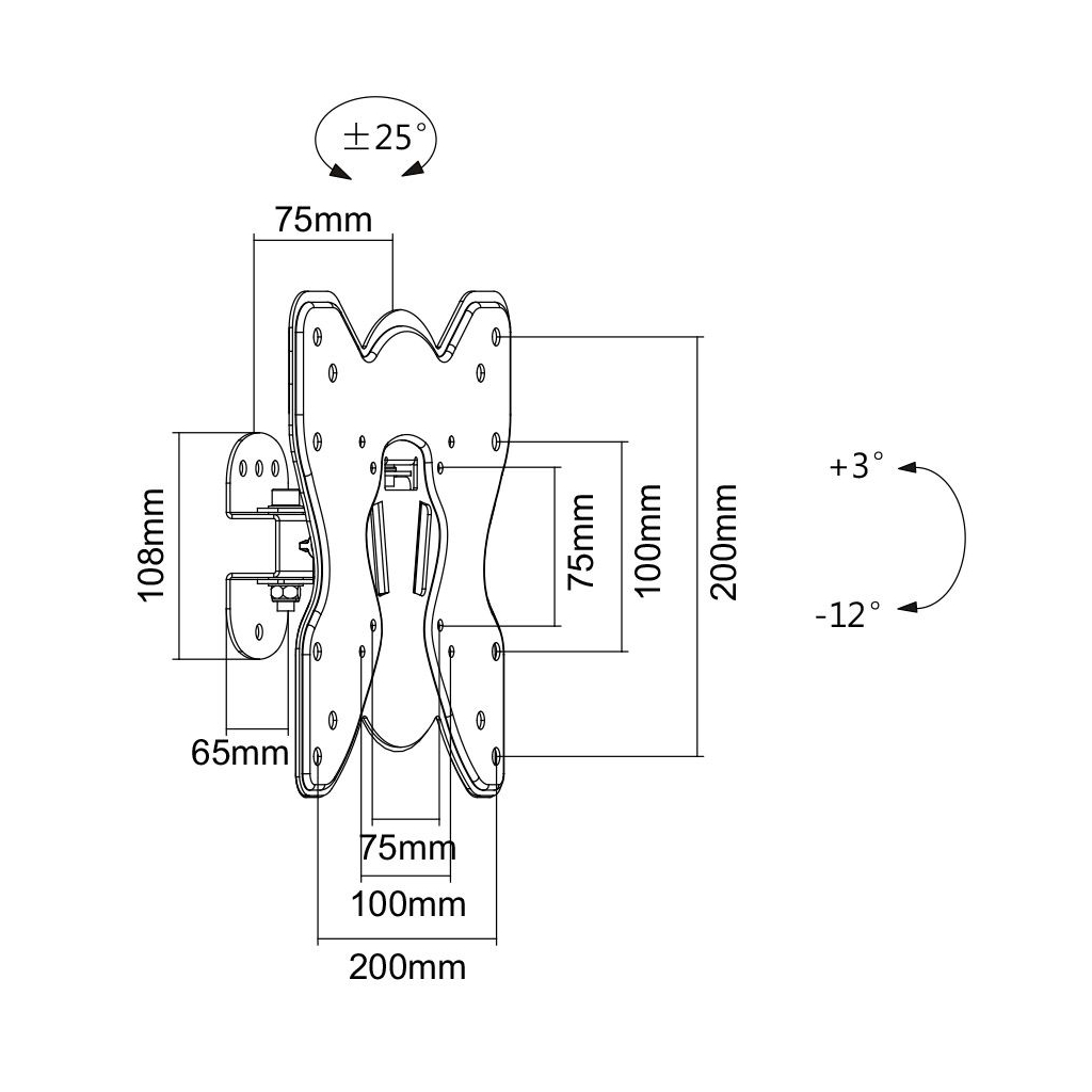 Кронштейн Satelit 22-42TILT200 (250512) - зображення 2