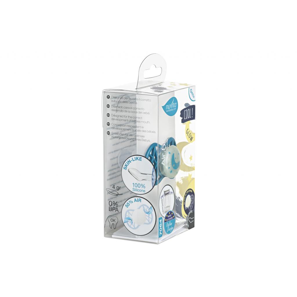 Пустушка Nuvita Air55 Cool 0m+ ортодонтична (світиться у темряві) (NV7064GE) - зображення 4