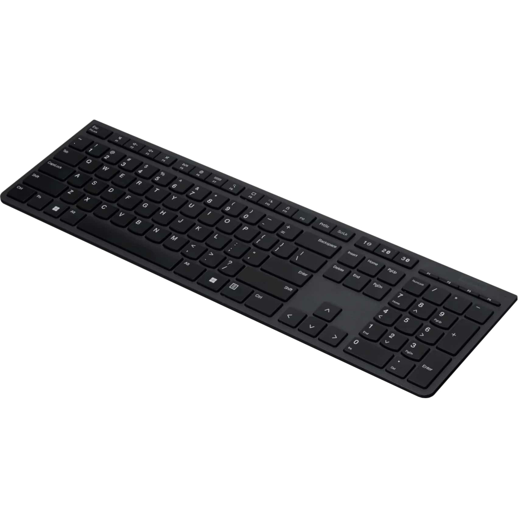 Клавіатура Lenovo Professional Wireless Rechargeable Black (4Y41K04077) - зображення 2