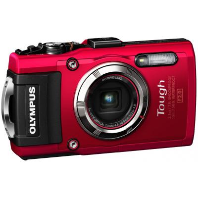 Цифровий фотоапарат Olympus TG-3 Red (V104140RE000) - зображення 5