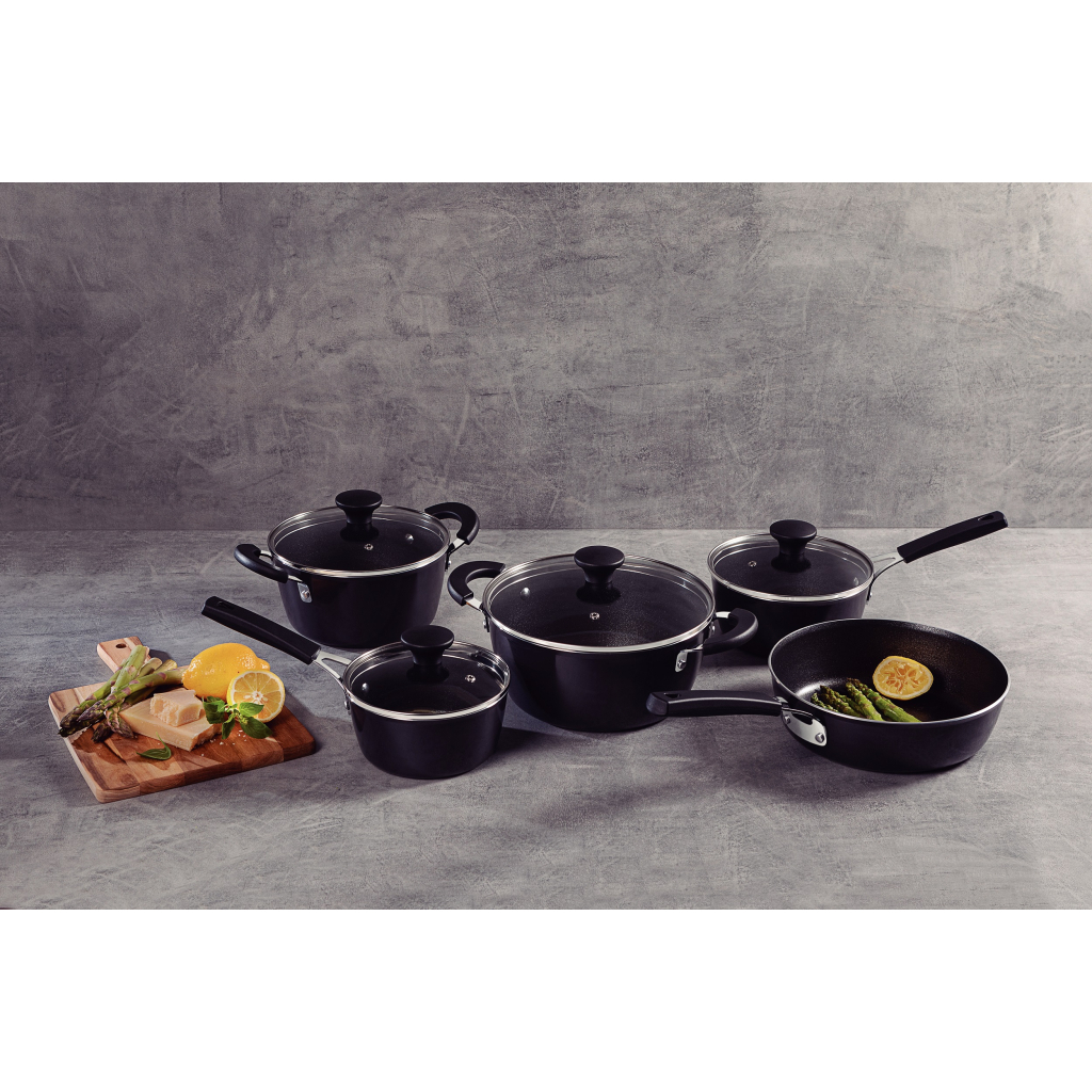 Набір посуду Tramontina Glenz 9 предметів Кам'яно-сірий (28699/610) - зображення 3