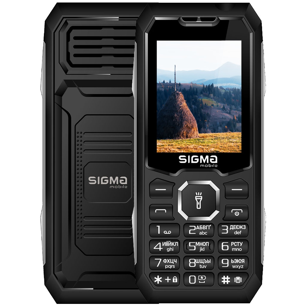 Мобільний телефон Sigma X-style 341 BRO Type-C Black (4827798368411) - зображення 1