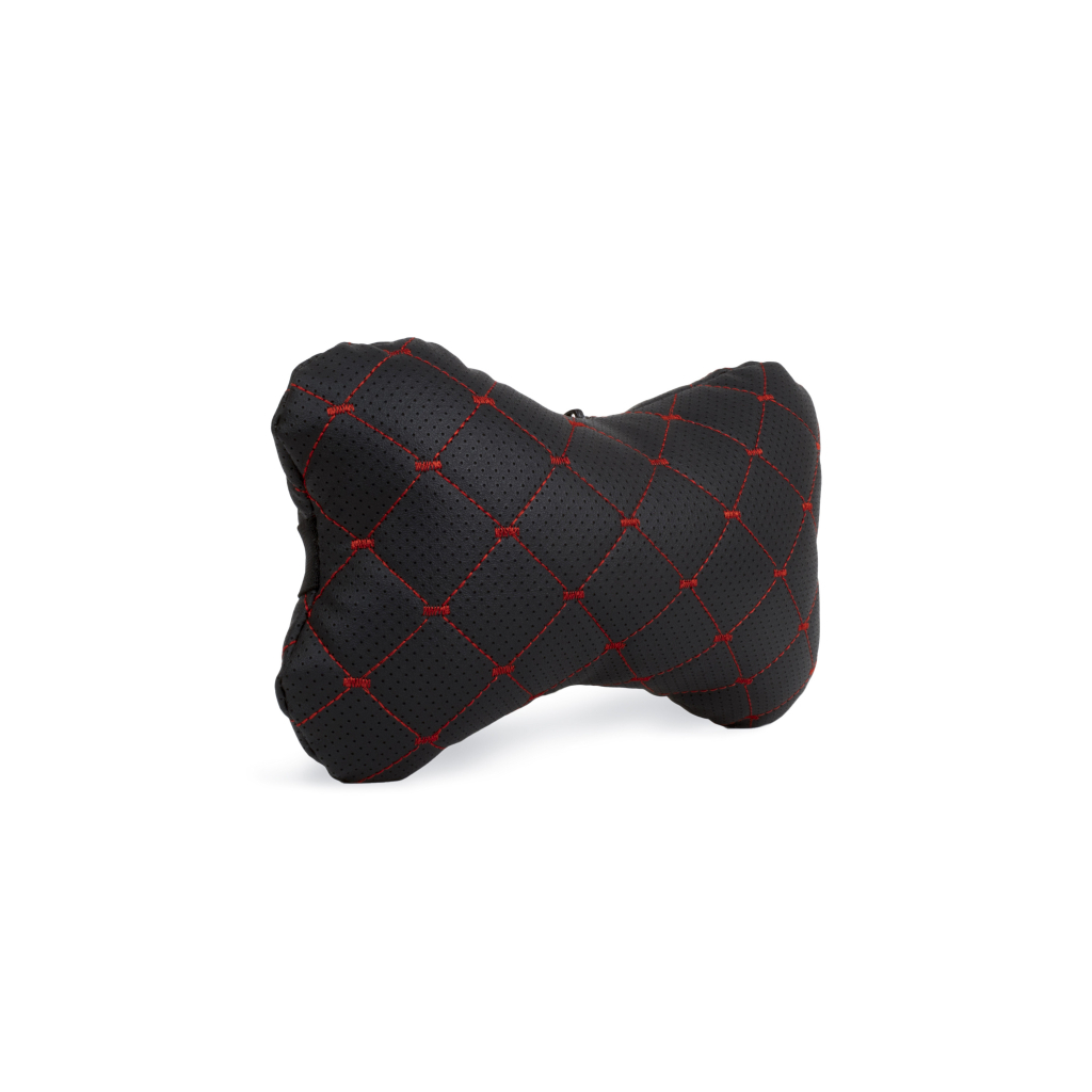 Подушка EVAtech ECO 27х16 см чорна з червоною ниткою (SPCRBR) - зображення 3