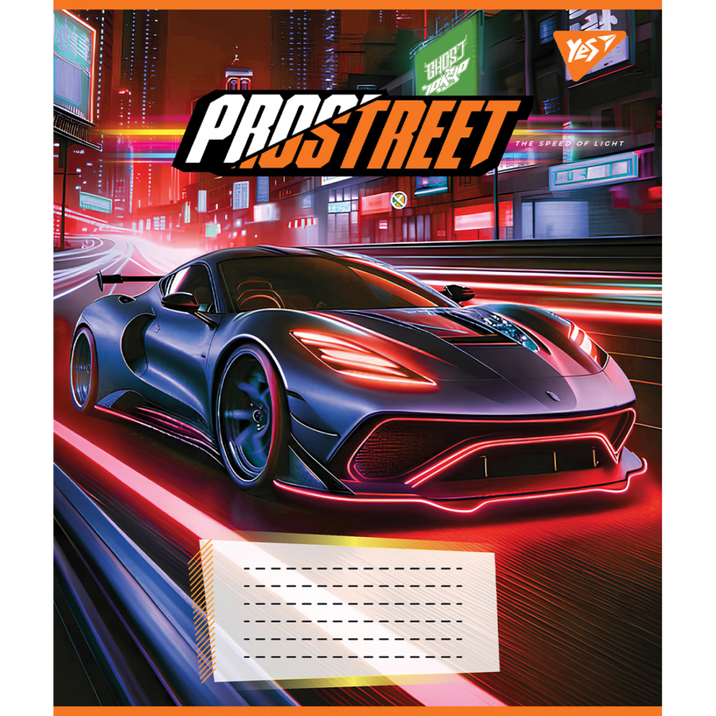 Зошит Yes Prostreet А5 36 аркушів лінія (767092) - зображення 2
