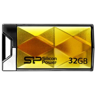 USB флеш накопичувач Silicon Power 32GB Touch 850 Amber USB 2.0 (SP032GBUF2850V1A) - зображення 1