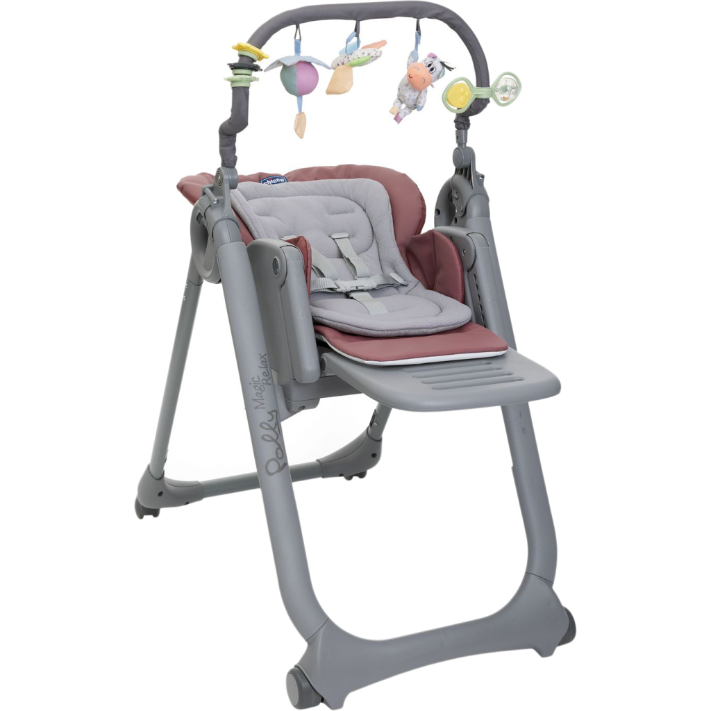 Стілець для годування Chicco Polly Magic Relax New Бузковий (79502.98) - зображення 1