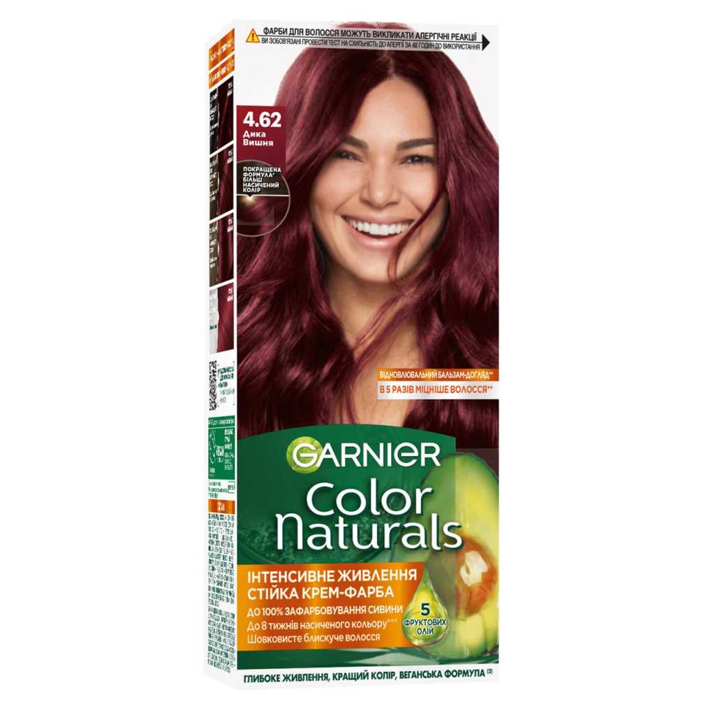 Фарба для волосся Garnier Color Naturals 4.62 Дика вишня (3600540677006/3600542591775) - зображення 1
