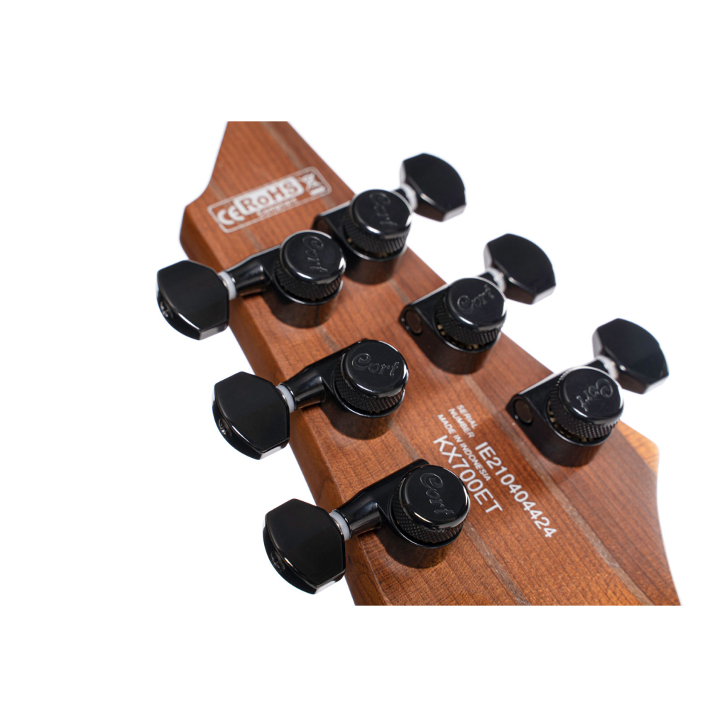 Електрогітара Cort KX700 EverTune (Open Pore Black) - зображення 5