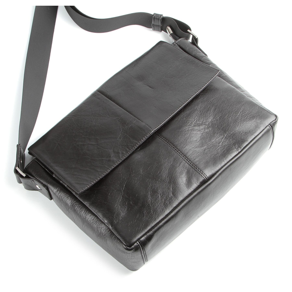 Сумка Shvigel Шкіряна Чорна (00858) - зображення 7