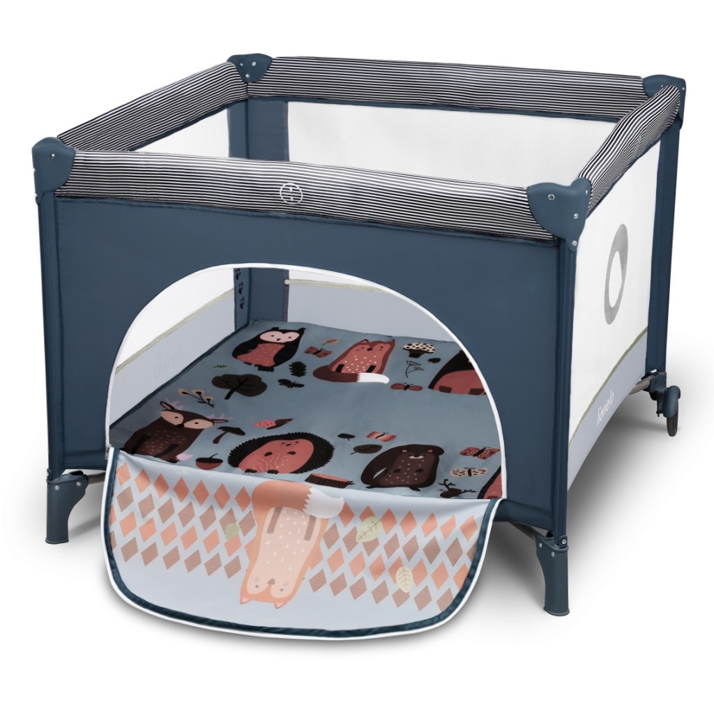 Дитячий манеж Lionelo LENE Blue Navy (LO-LENE BLUE NAVY) - зображення 3