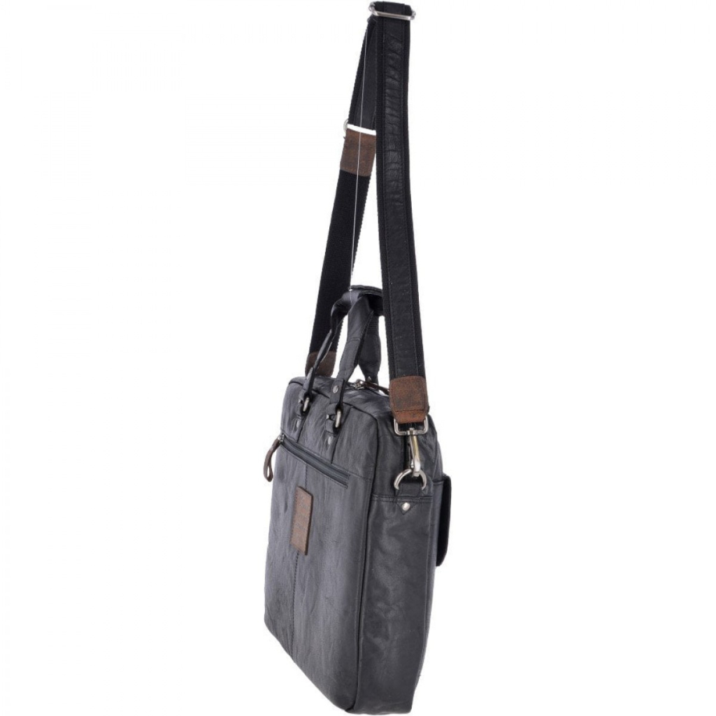 Сумка Ashwood F83 Black/Mud - зображення 4