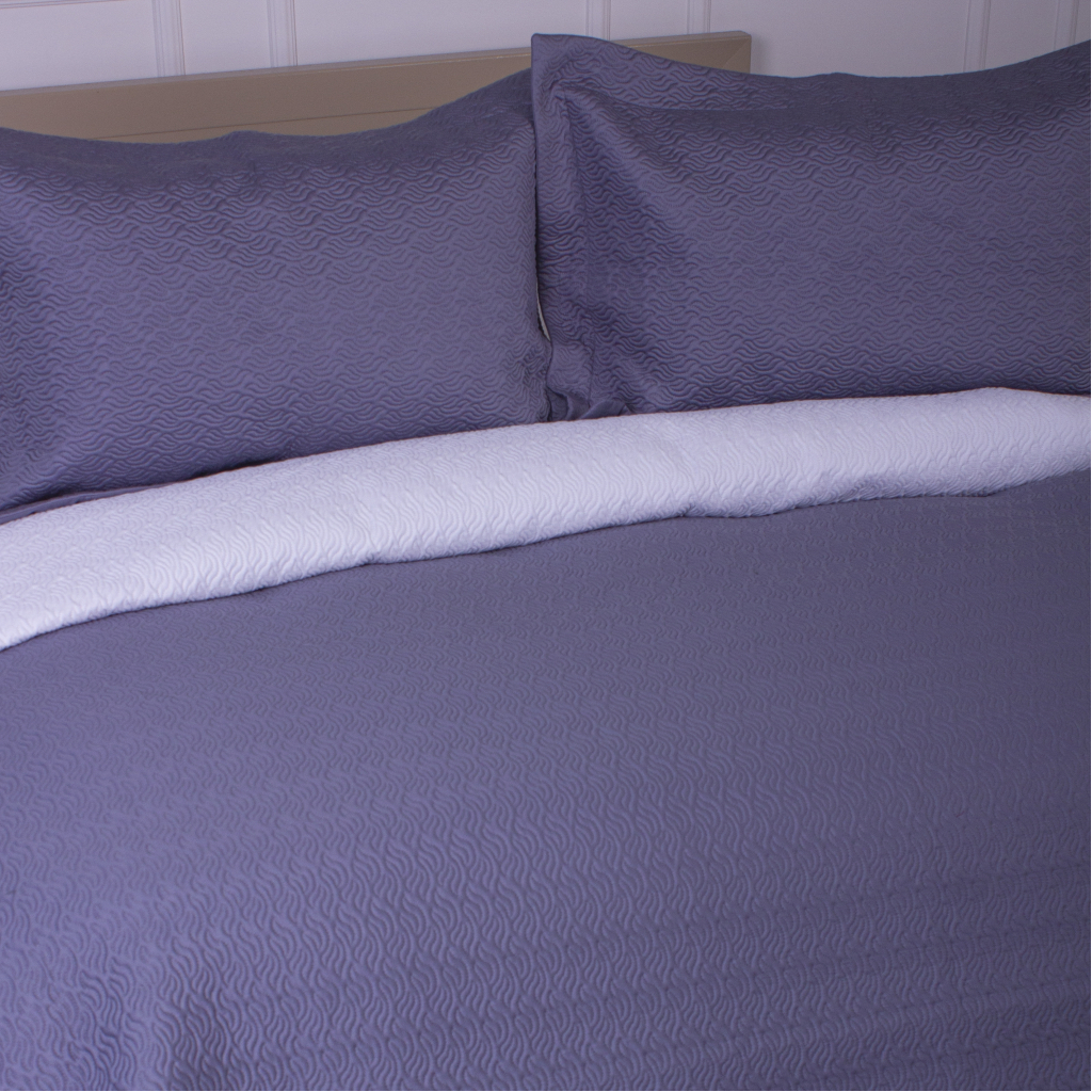 Покривало MirSon набір Imperial Grey Line покривало 240х260 см + наволочки 50х70 см х 2 шт (2200007178087) - picture 5