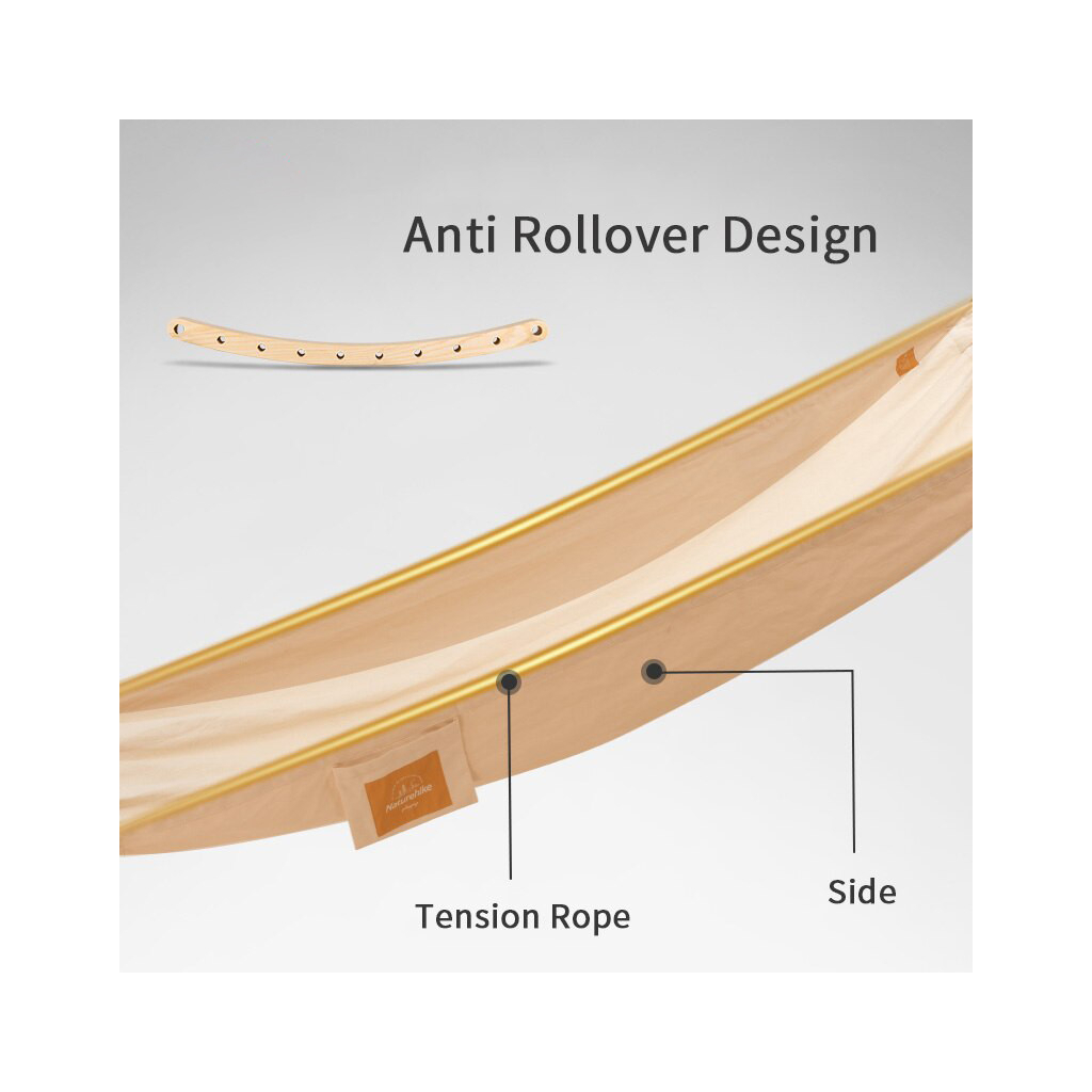 Гамак Naturehike NH20DC001 Бавовна Зелений (6927595767641) - зображення 3