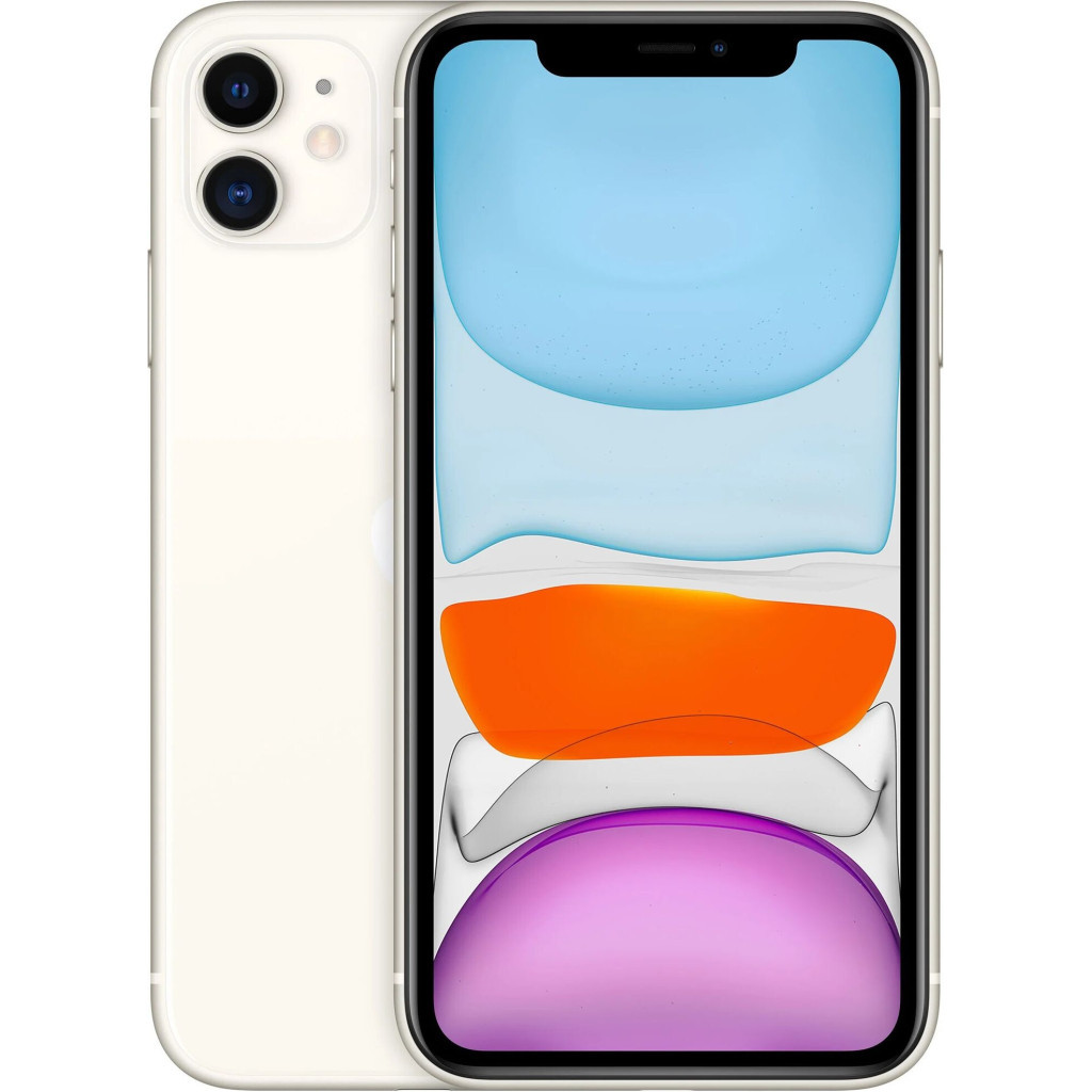 Мобільний телефон Apple iPhone 11 64Gb White (MHDC3) - зображення 1