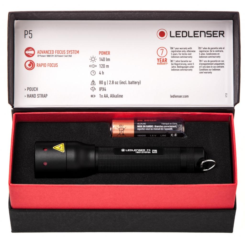 Ліхтар LedLenser P5, 140 (500895) - зображення 5