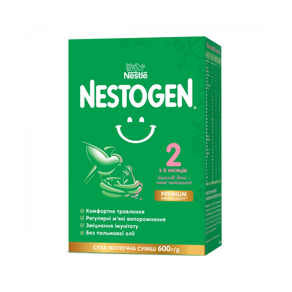 Дитяча суміш Nestogen 2 з лактобактеріями L. Reuteri з 6 міс. 600 г (7613287107862) - зображення 1