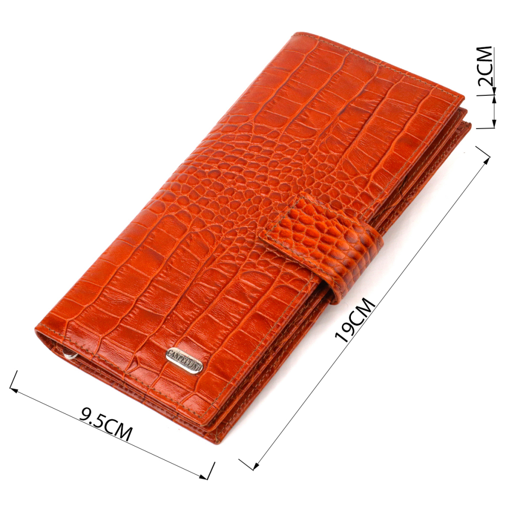 Портмоне Canpellini З натуральної шкіри Коричневе (21719) - зображення 3