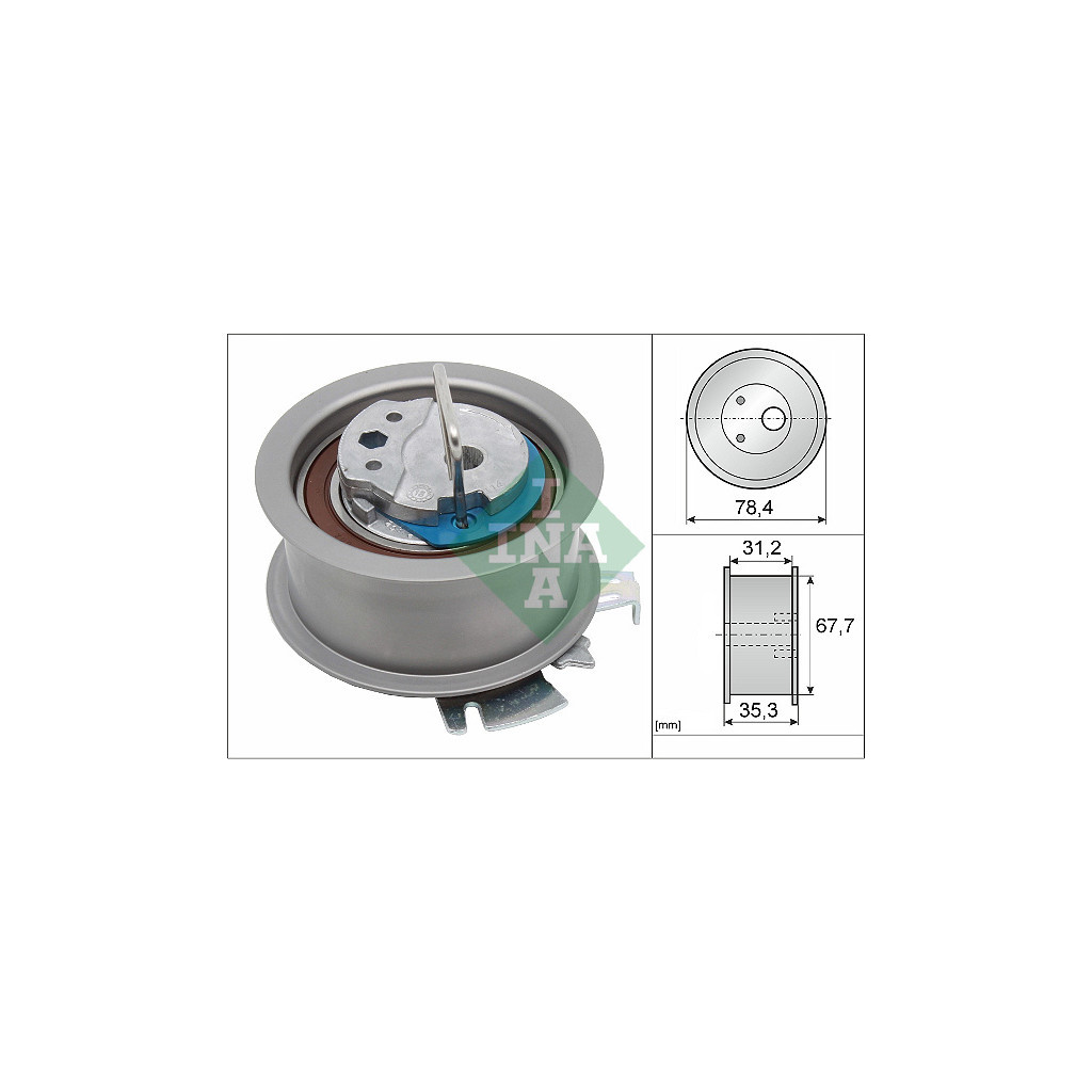 Ролик натягувача ременя INA 531 0565 30 - зображення 1