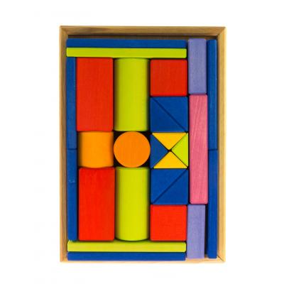 Конструктор Nic дерев'яний Прованс маленький 27 ел. (NIC523306) - зображення 1