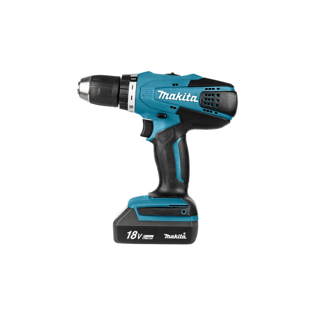 Шуруповерт Makita DF457DWE - зображення 1