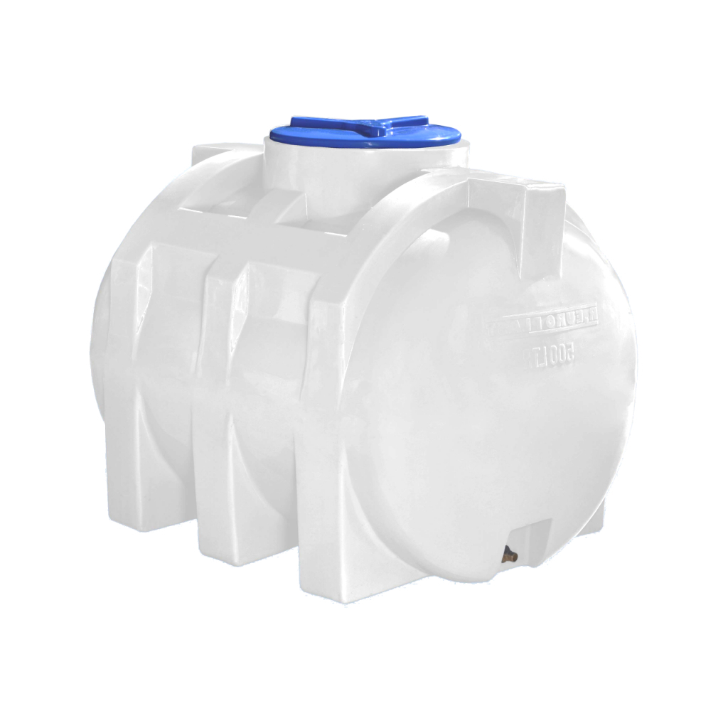 Ємність для води Рото Європласт горизонтальна харчова 500 л біла (27) - зображення 1