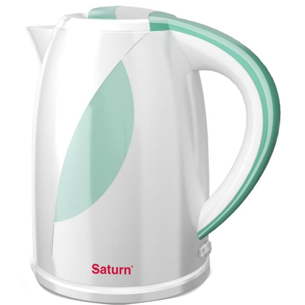 Електрочайник Saturn ST-EK8437 White/Lt. Green - изображение 1