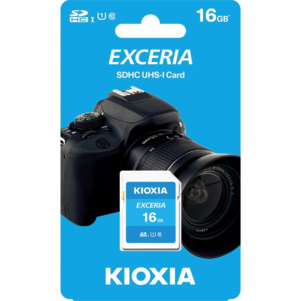 Карта пам'яті Kioxia 16GB SDHC class 10 UHS-1 Exceria (LNEX1L016GG4) - зображення 2
