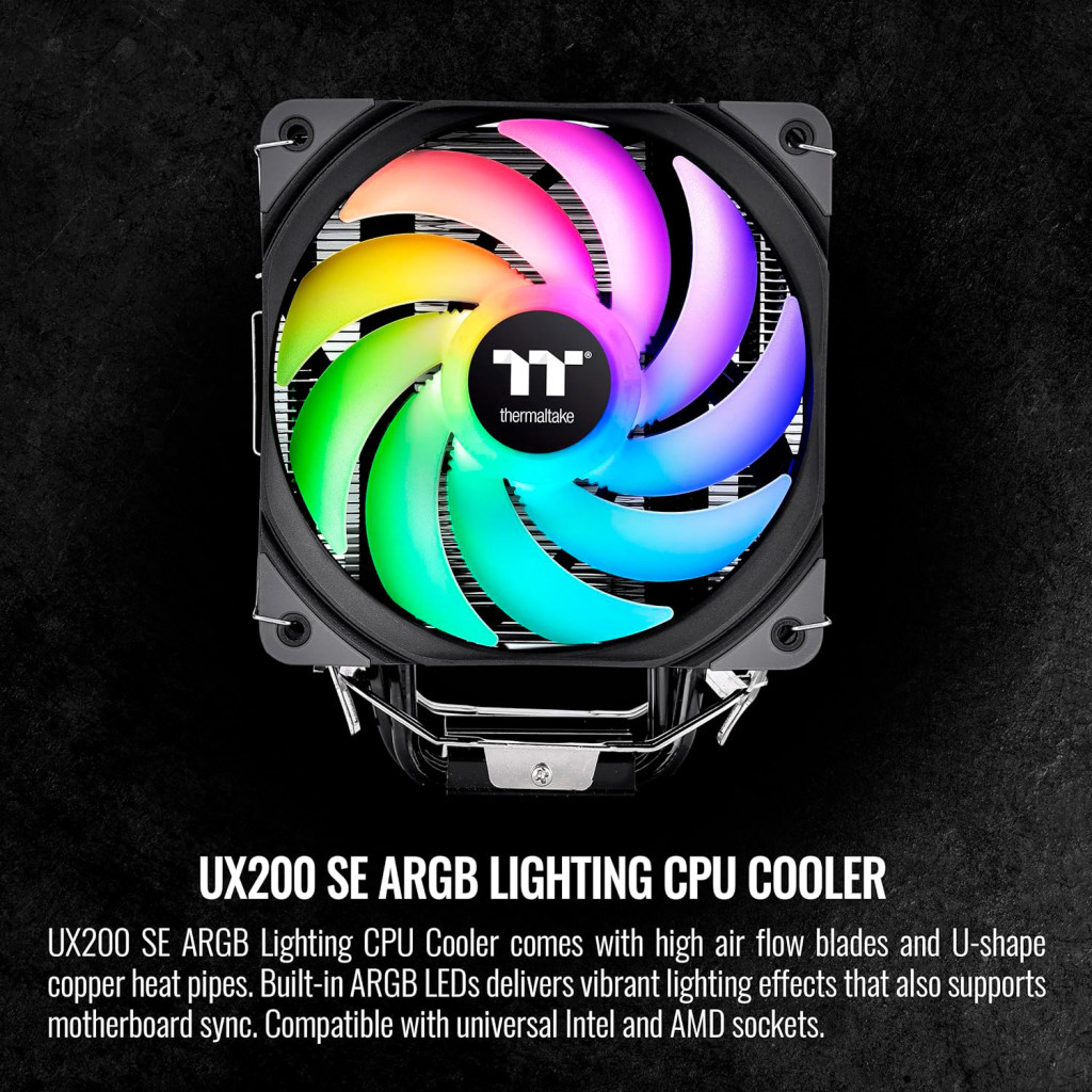 Кулер до процесора ThermalTake UX 200 SE (CL-P105-AL12SW-A) - зображення 12