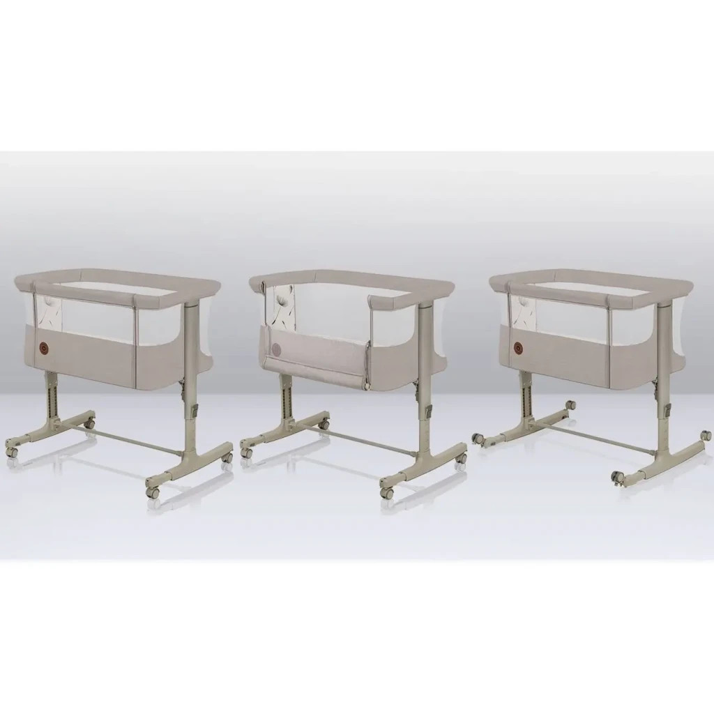 Ліжечко Lionelo приставне Aurora Beige Sand (LO-AURORA BEIGE SAND) - зображення 5