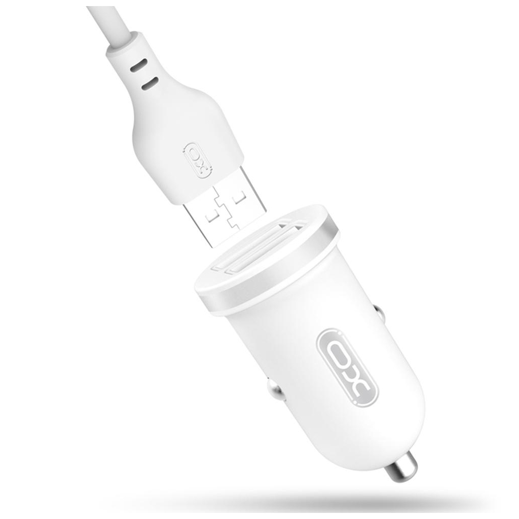 Зарядний пристрій XO 2xUSB 2.1A + cable USB to Micro 5P white (TZ08-M-WH) - зображення 3
