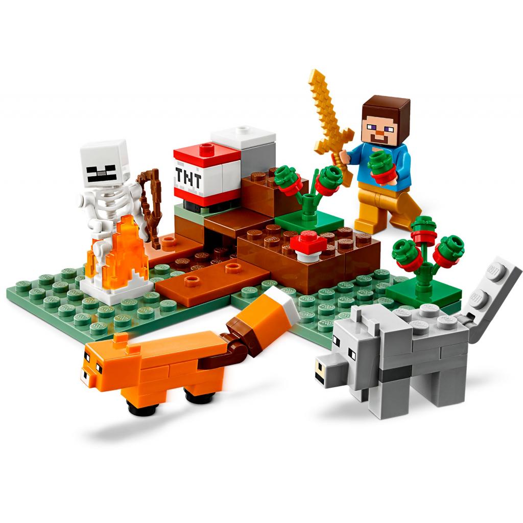 Конструктор LEGO Minecraft Пригода в тайзі 74 деталі (21162) - зображення 4
