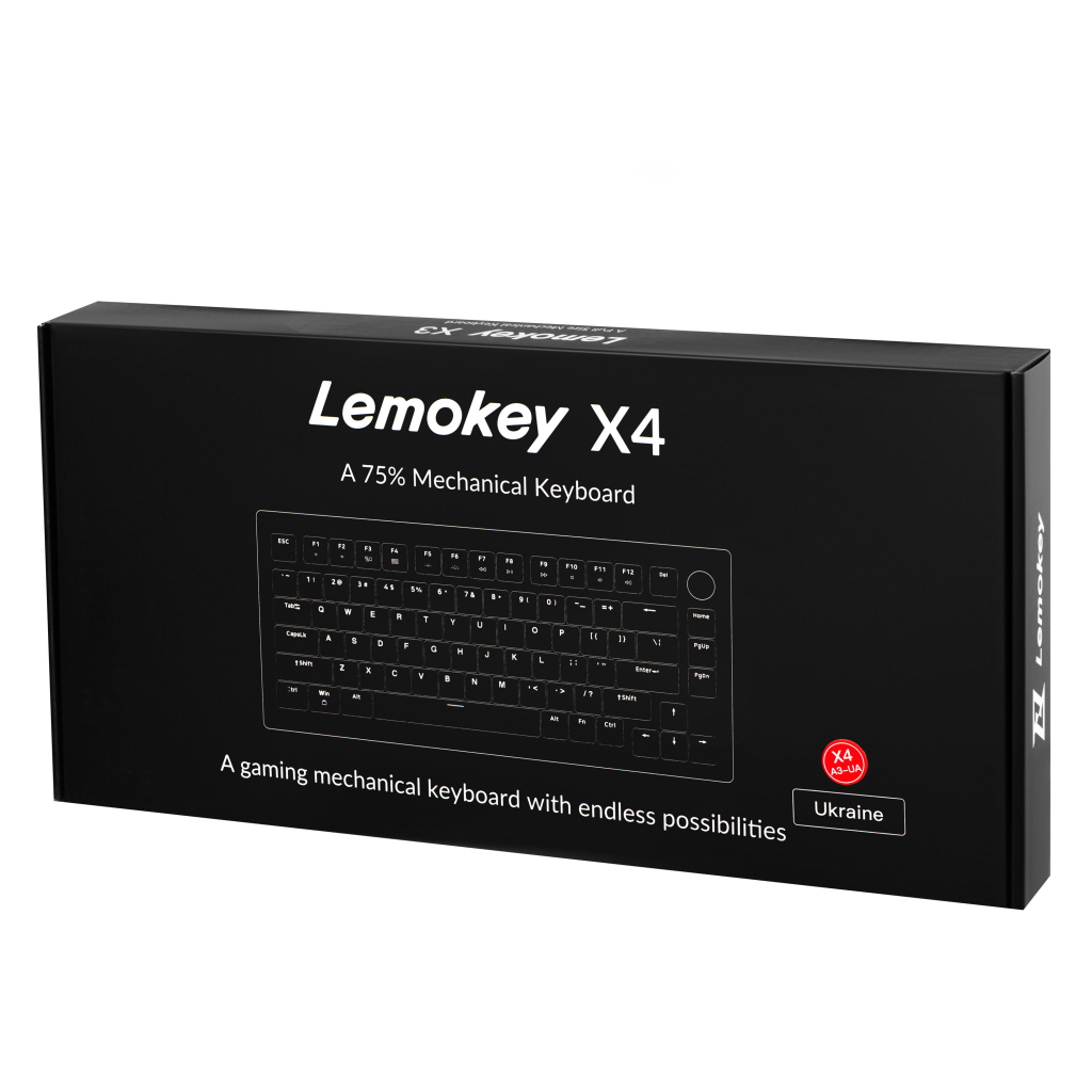 Клавіатура Lemokey Keychron X4 Brown Red LED USB Black (X4-A3-UA) - зображення 12