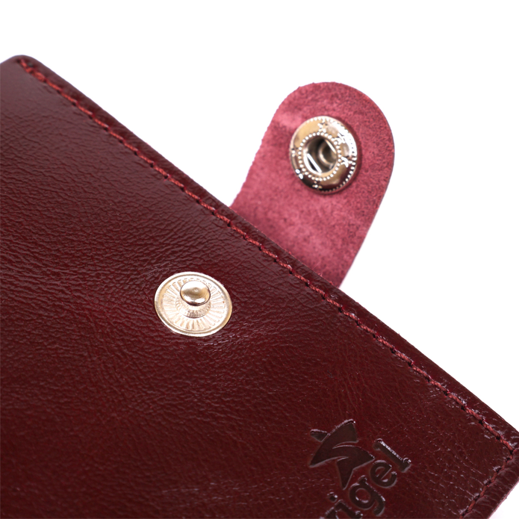 Портмоне Shvigel Шкіряне Бордове (16505) - зображення 5