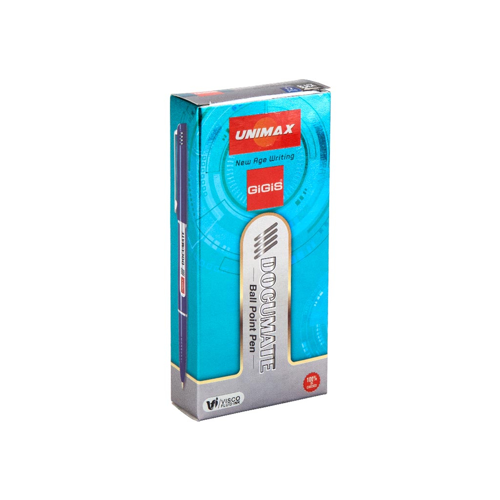 Ручка кулькова Unimax Documate, чорна (UX-120-01) - зображення 3