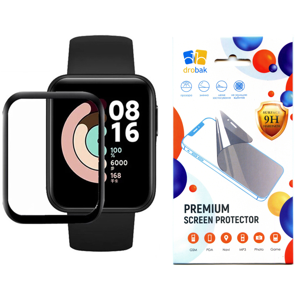 Скло захисне Drobak OPPO Watch Free Black Frame A+ (313178) - зображення 1