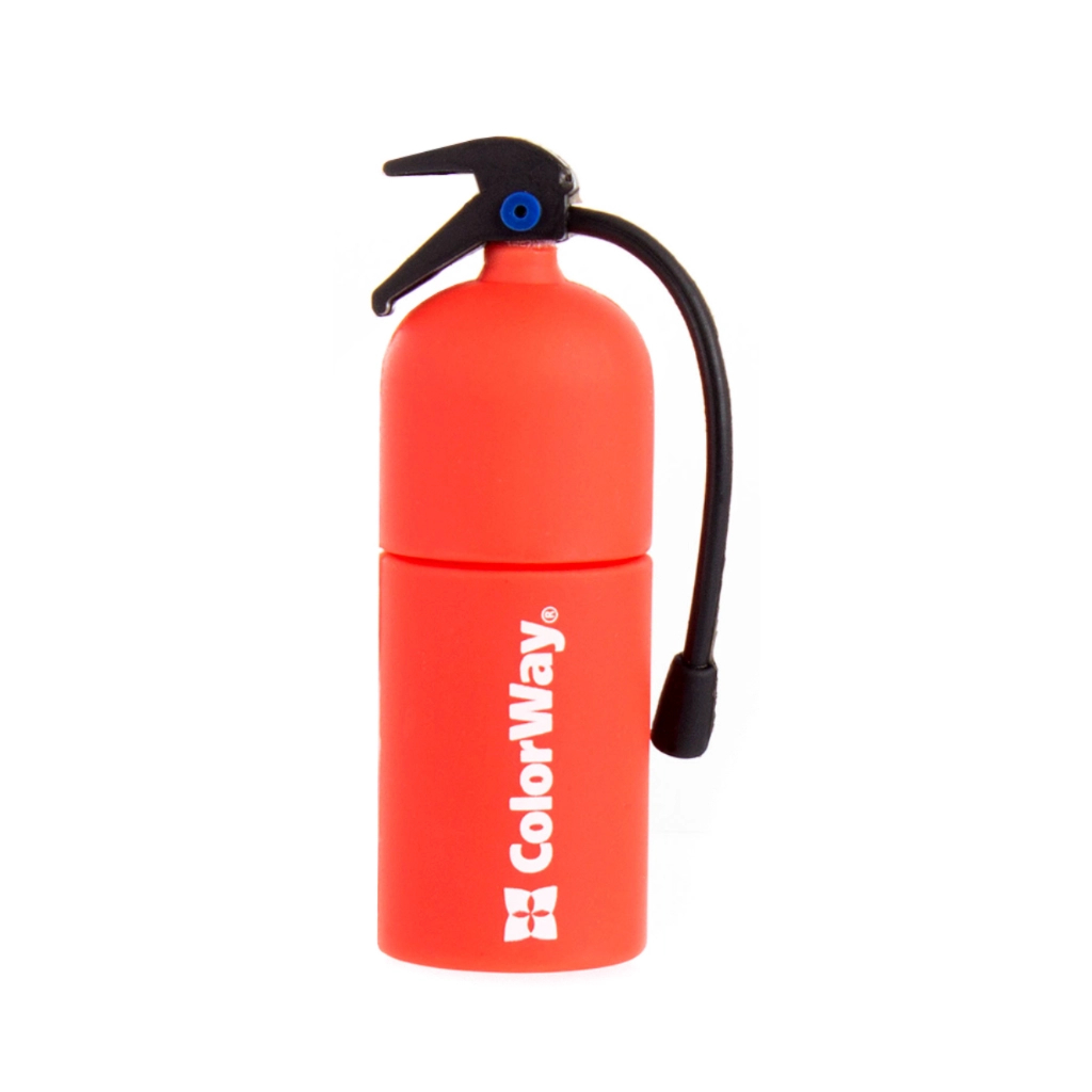 USB флеш накопичувач ColorWay Fire 64 GB USB 3.0 Red (CW-USBFE64) - изображение 1