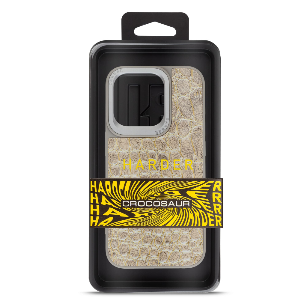 Чохол до мобільного телефона Harder Crocosaur Apple iPhone 14 Pro Titanium (ARM76723) - зображення 3