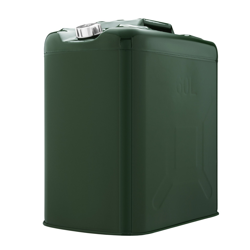 Каністра автомобільна Neo Tools 60л метал 0.8мм, 6.5кг (2E-JCM60S) - зображення 1