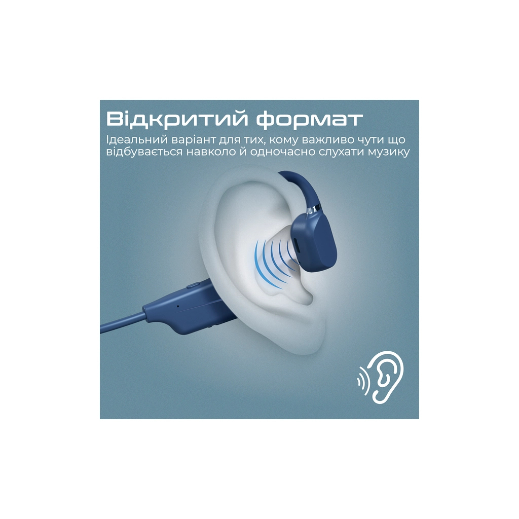 Навушники Promate Ripple Blue (ripple.blue) - зображення 5