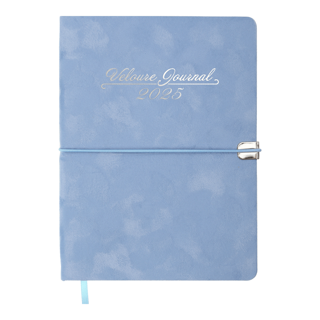 Тижневик Buromax датований 2026 VELOUR, А5 блакитний (BM.2134-14) - зображення 1