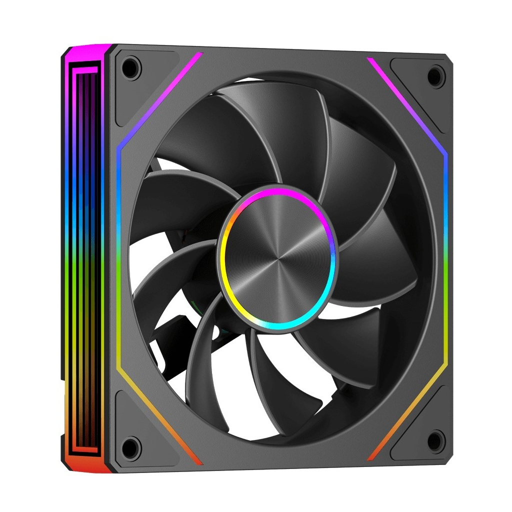 Кулер до корпусу PcCooler Вентилятор реверсний PCCOOLER FG120R ARGB BK чорний для корпусу 1 (FG120R ARGB BK) - зображення 1